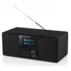 Internetradio JVC RA-E981B — Wi‑Fi- & Bluetooth-streaming, DAB+, FM, 2x5W, 40 zendergeheugens, USB, AUX, LCD-display