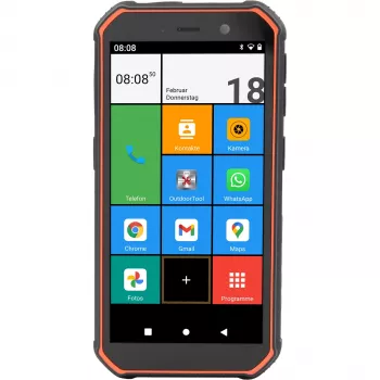 Smartphone Olympia TREK 5,5 inch 3 GB 32 GB zwart oranje