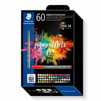 Brush Pen Staedtler Pigment Arts 60 stuks