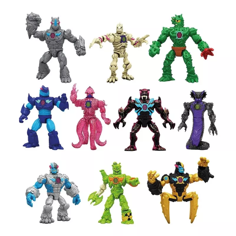 Cobi Mr Beast Lab Hybrids figurenset — verzamelbare actiefiguren van Cobi