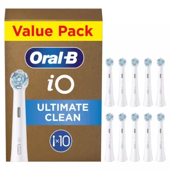 Oral-B iO Ultimate Clean opzetborstels, wit, 10 stuks