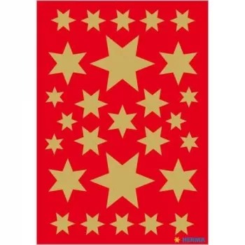 Sticker 6-puntige sterren HERMA 3927