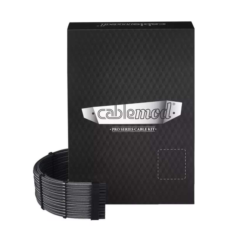Interne netkabel Cablemod CM-PCSI-FKIT-NKC-R carbon betrouwbare stroomvoorziening