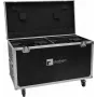 Roadinger flightcase voor 2× DMH-640 met wielen – beschermende transportkoffer