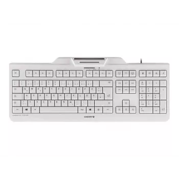 CHERRY KC 1000 SC bedrade smartcard-toetsenbord lichtgrijs USB QWERTY UK