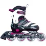 Inline-skates Muuwmi verstelbaar kindermaat 37-40, roze/zwart