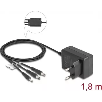 DeLOCK 41466 externe voeding 5V 2A 10W, DC 3,5x1,35/5,5x2,1/5,5x2,5 mm