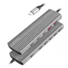 Ultra-slimme USB 3.2-hub 2x USB-A, 8x USB-C, PD, 100W