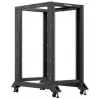 Lanberg Open Rack 22U zwart (22HE, 19-inch-rack), serverrack, zwart