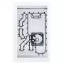 Frontplaat Stealkey Customs voor Lian Li O11D Mini MK2 — wit (SW10011.1)