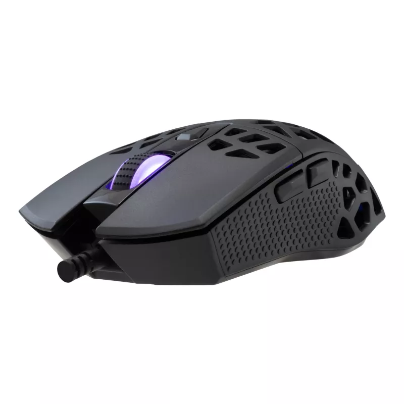 Muis White Shark GM-5018 Caradoc RGB 7200 dpi zwart
