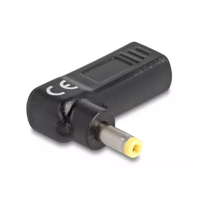 DeLOCK adapter USB Type-C bus naar HP 4,8 x 1,7 mm stekker 90° haaks