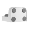 Ergo Office onderbureau-opbergbox / organizer met accessoirevak, wit, max. 5 kg, ER-442