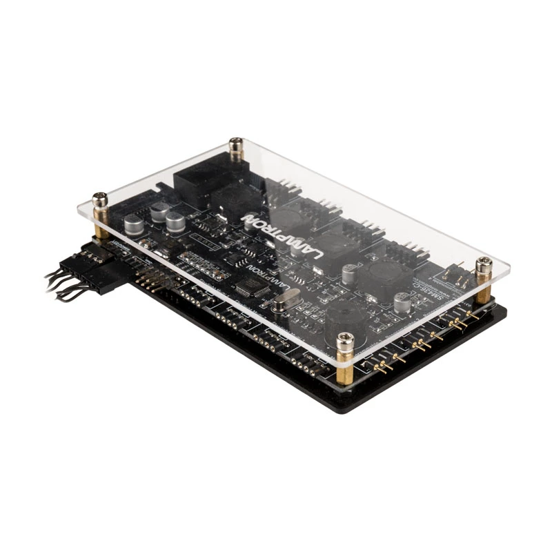 Lamptron SM436 PCI ventilator- en RGB-LED-controller, zwart