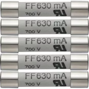 Testo zekering 630 mA, 600 V (0590 0007)