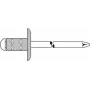 Blindklinknagel GESIPA Polygrip 4,8x10 Al/St grootflens voor 0,5–6,5 mm materiaaldikte, 250-pack
