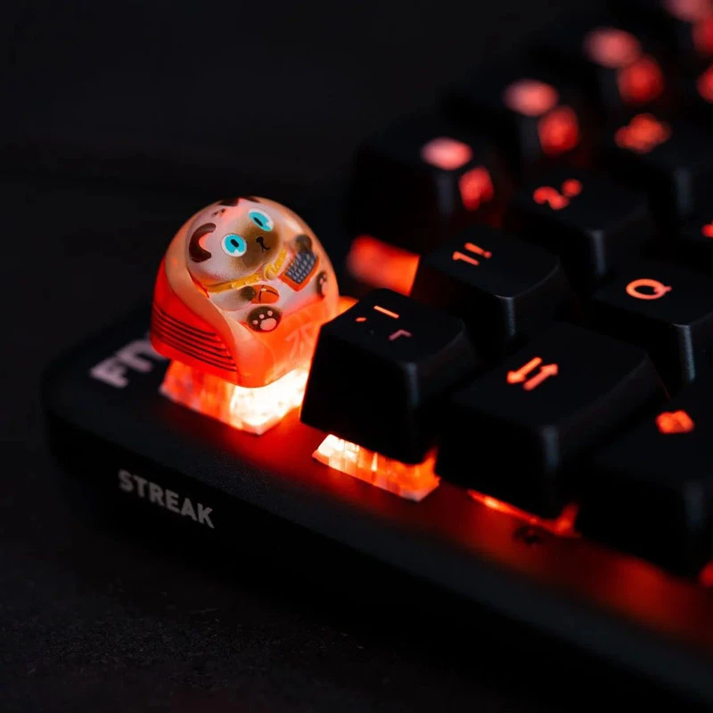 Fnatic Artisan Keycap Loeya toetsdop, oranje