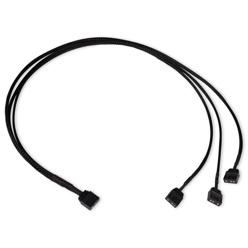 RGB-Y-splitterkabel Alphacool 18707 5V Zwart 600mm