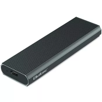 M.2 NVMe SSD-behuizing QOLTEC 52630 - USB 3.1 Gen2 10Gb/s, voor M.2 NVMe-drives