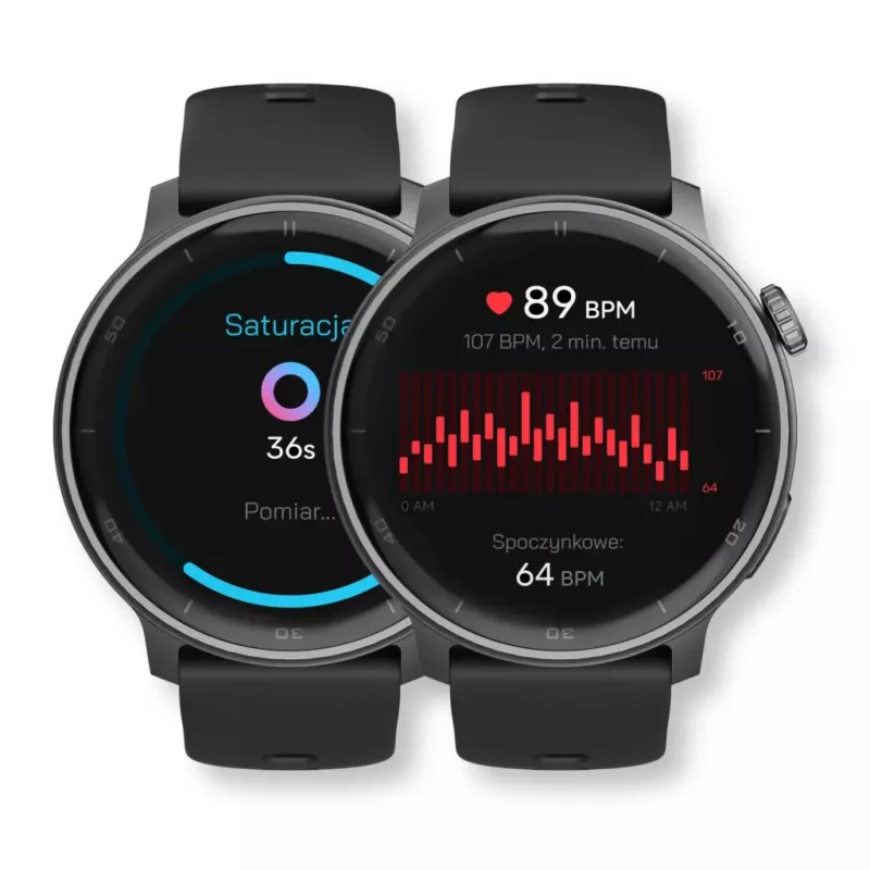 Smartwatch Stelio STSWA101BK Activ GPS 46 mm zwart