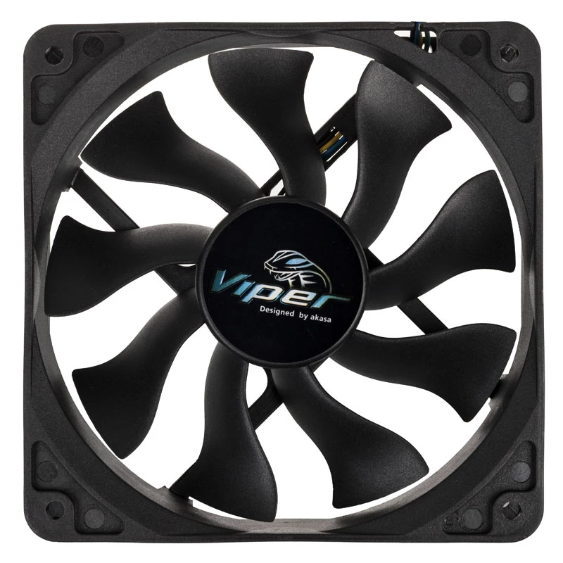 AKASA Viper 120mm behuizingventilator - zwart