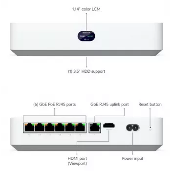 Ubiquiti UNVR-Instant-Kit videobewakingsset bedraad