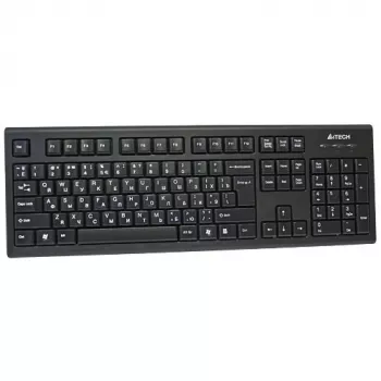 A4Tech KR-85 toetsenbord USB QWERTY US Engels zwart