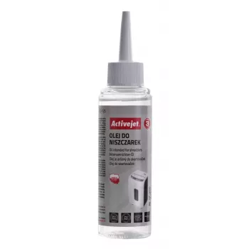 Papiervernietigerolie ActiveJet ASO-125 125 ml fles met applicator voor kantoorpapiervernietigers