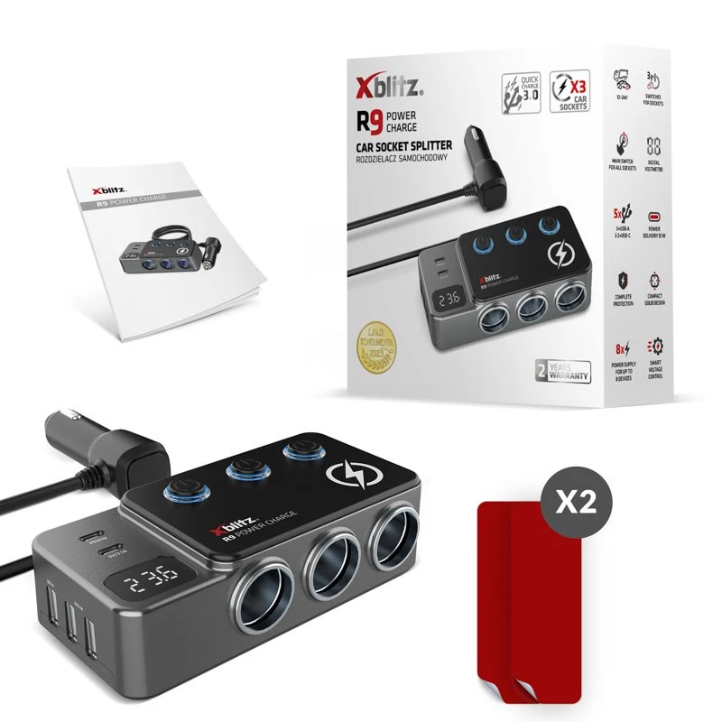 Xblitz R9 POWER CHARGE autolader