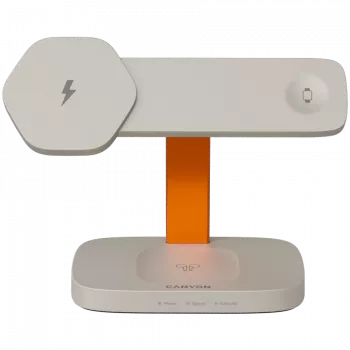 Canyon WCS-310 - Hexagon 310 - 3in1 - draadloos Qi-oplaadstation voor 3 apparaten tegelijk
