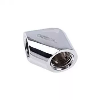 Alphacool Eiszapfen L-verbinder G1/4 IG naar G1/4 IG - chroom (17259)