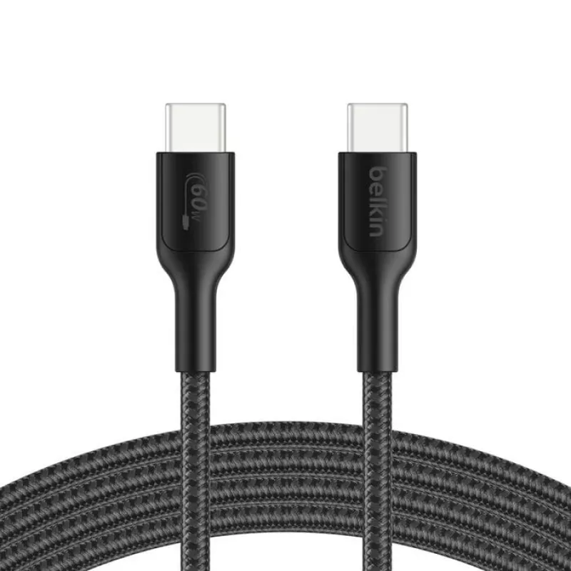 Belkin USB-C/USB-C gamingkabel 2m gevlochten Switch 2 ENA008hq2MBK (ENA008HQ2MBK)