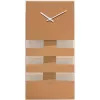 NeXtime wandklok 2855co Bold Stripes, 38x19 cm, wand, koper