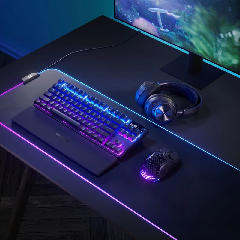 Steelseries Apex Pro TKL toetsenbord gaming USB + RF draadloos + Bluetooth QWERTZ Duits zwart