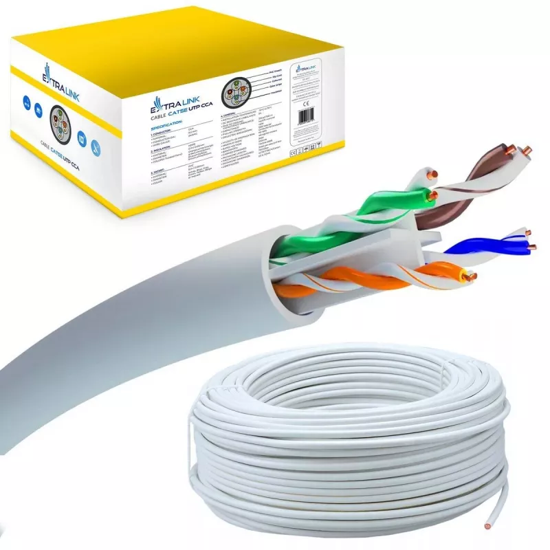 Twisted pair-kabel Extralink CAT6 UTP V2 Indoor 305M