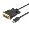 Equip USB Type-C naar DVI-D Dual-Link kabel, stekker–stekker, 1,8 m