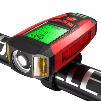 Fietslamp Superfire BM01 4-in-1 USB-oplaadbaar waterdicht
