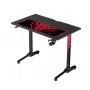 Tafel Diablo X-Mate zwart — rechthoekig carbonfineer tafelblad, 1000×600×755 mm