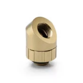 45°-hoekdraaikoppeling BitsPower Artemis – Stardust Gold