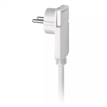 Brennenstuhl Comfort-Line Plus stekkerdoos 6-voudig met platte stekker wit 2 m