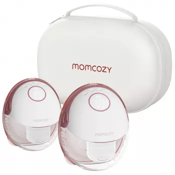 Momcozy M6 dubbele elektrische kolf, rood, 180 ml