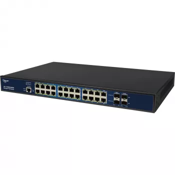 ALLNET 24+4P PoE+-switch ALL-SG8626PM — 24x 10/100/1000 + 4x uplink, PoE+