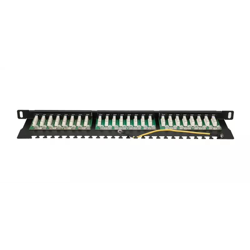 Patchpanel Extralink CAT6 UTP 0.5U 24 poorten