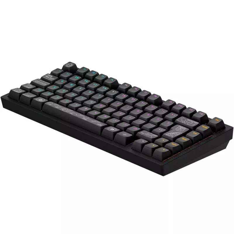 Dark Project ALU81A Terra Nova gamingtoetsenbord, ISO, zwart