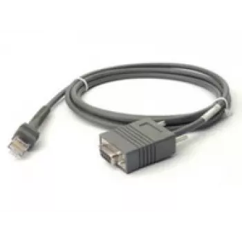 Zebra CBA-R01-S07PBR seriële kabel grijs 2,1336 m RS232 DB9