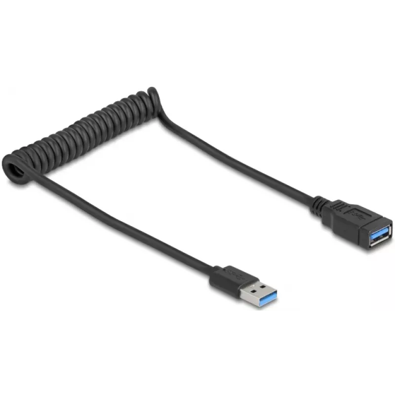 USB-kabel DeLOCK 90367 0,6 m USB A zwart