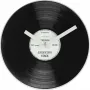 NeXtime klok 5163 Little Spinning Time, Ø20 cm, wand, zwart