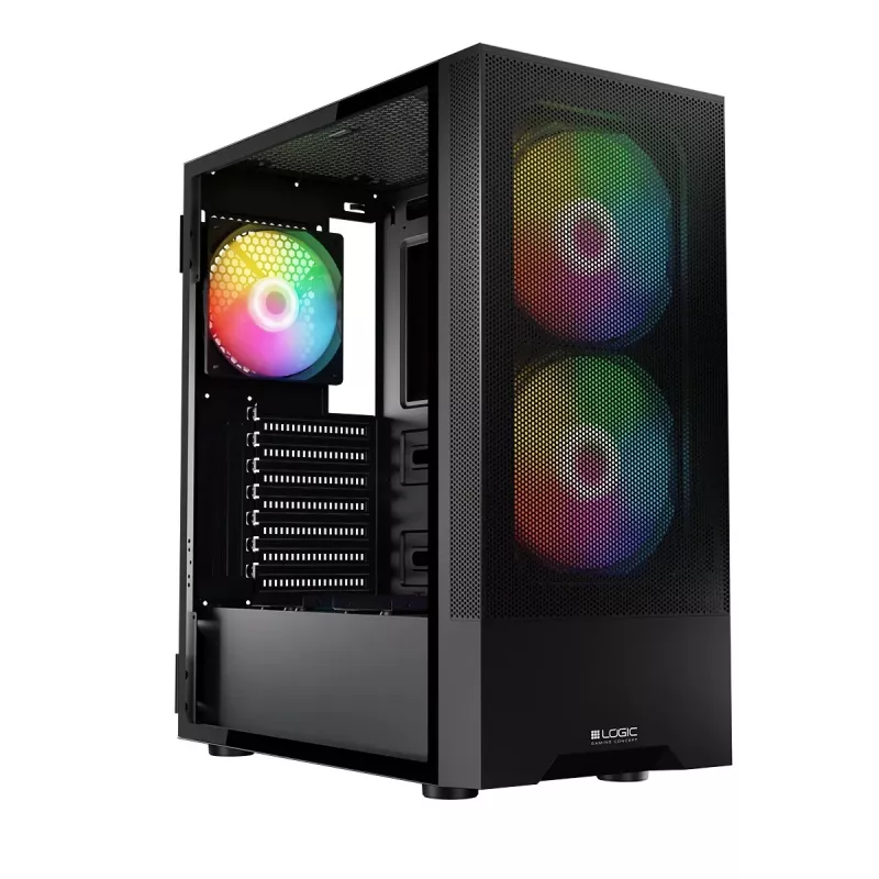 Logic ARYA ARGB MINIDI USB 3.0 behuizing zwart