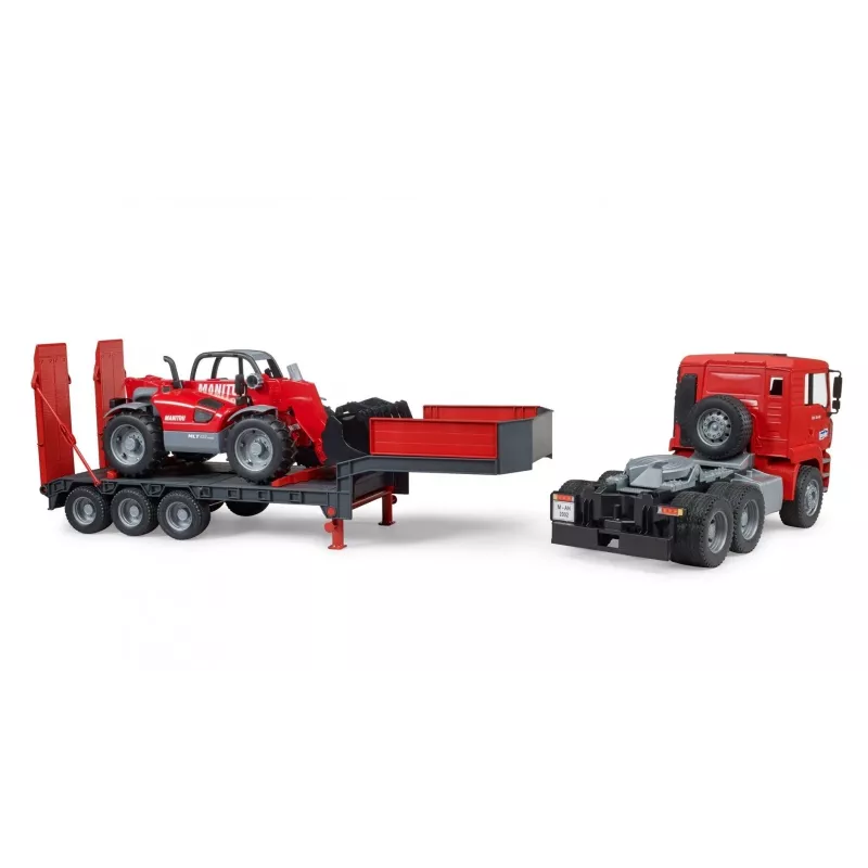 Voertuigset BRUDER MAN TGA laadwagen met Manitou-lader