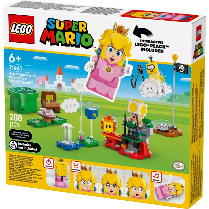 Constructiespeelgoed LEGO 71441 Super Mario Interactieve LEGO Peach figuur set, compatibel met het LEGO-systeem